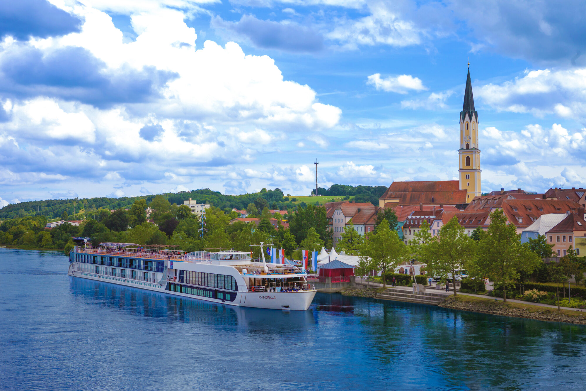 Europe river cruise ship